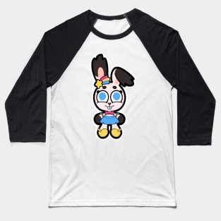 Pansexual Flag Bunny Baseball T-Shirt